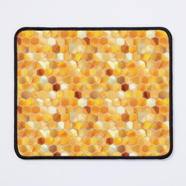 Item preview, Honeycomb Hues: A Fashionable Geometric Fabric Pattern #3 designed and sold by AntielARt.