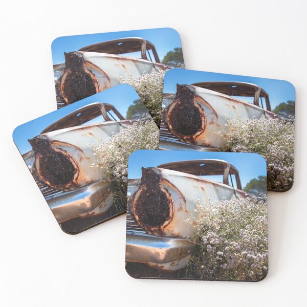 Item preview, Rusty White Car - Western Australia designed and sold by Coastal West Creative.