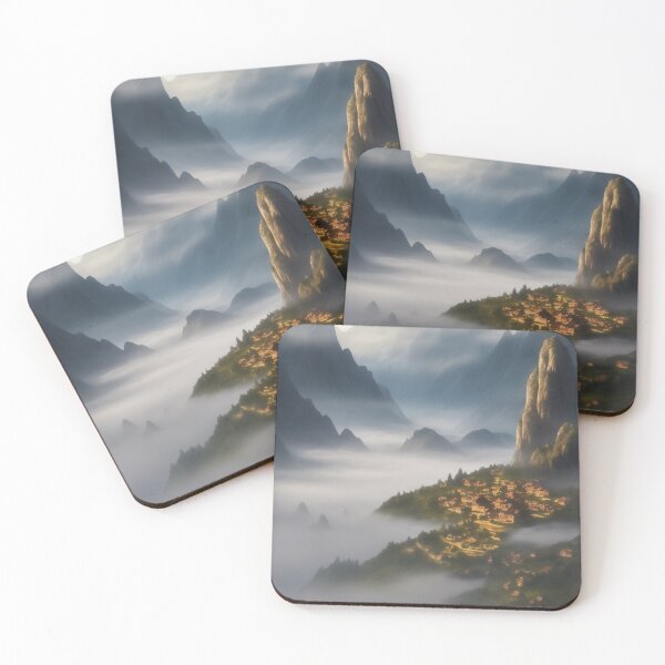 Item preview, Valley Oasis Village designed and sold by kedardesign.