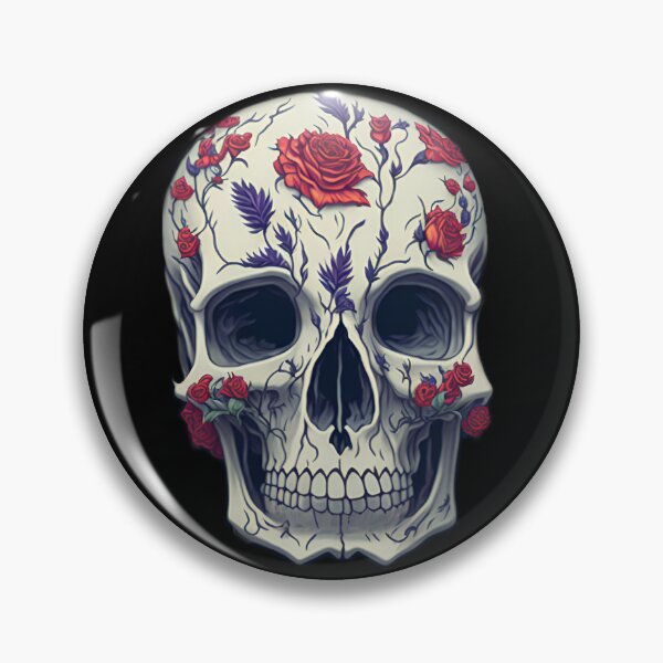 Item preview, Skull Roses designed and sold by Seljomoon.