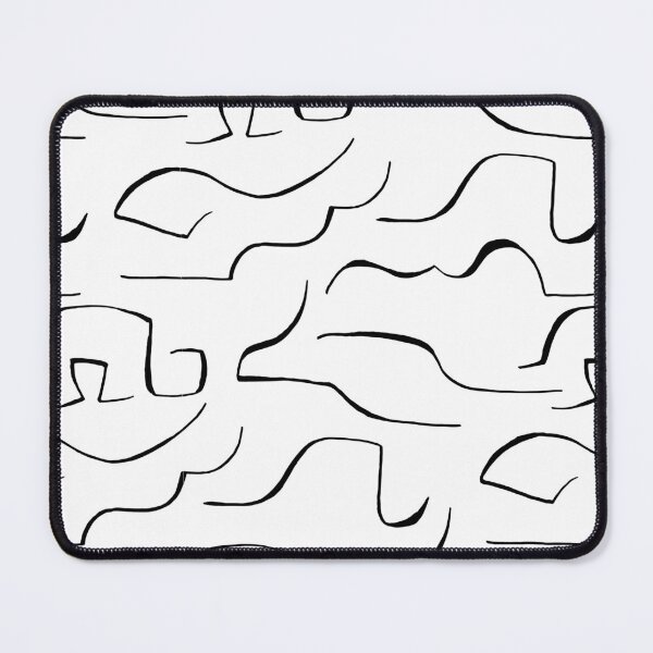 Item preview, Abstract Repeated Lines White | Part of the Scandinavian Edit designed and sold by IvoryNordic.