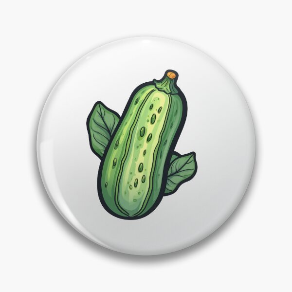 Item preview, Vibrant cucumber illustration for Gardening Enthusiasts  designed and sold by Stickerharvest.