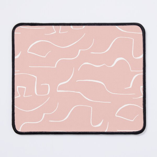 Item preview, Abstract Repeated Lines Blush | Part of the Scandinavian Edit designed and sold by IvoryNordic.