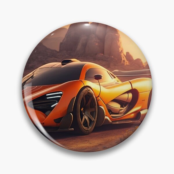 Item preview, Orange Supercar With A Bright Sunshine  designed and sold by ByDigitalDream.