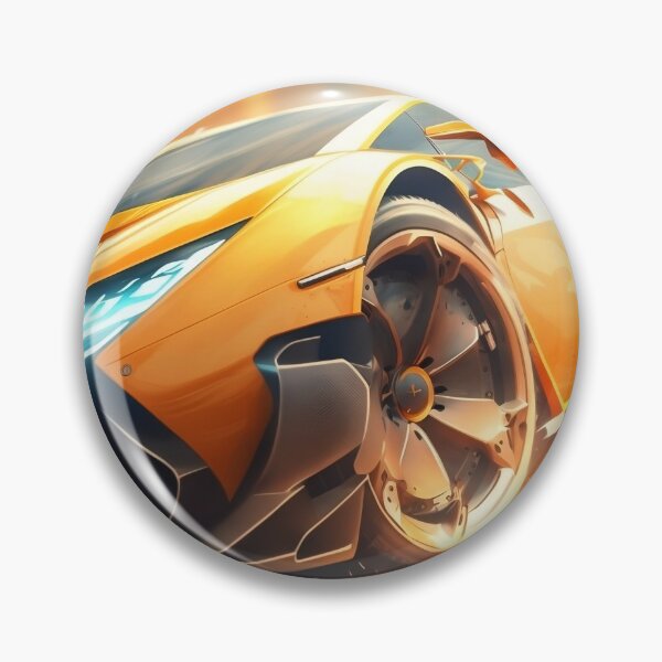 Item preview, Rapid Orange Supercar With A Bright Sunshine  designed and sold by ByDigitalDream.