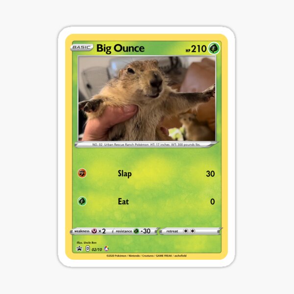 Item preview, Big Ounce Battle Card designed and sold by Stickertopics.