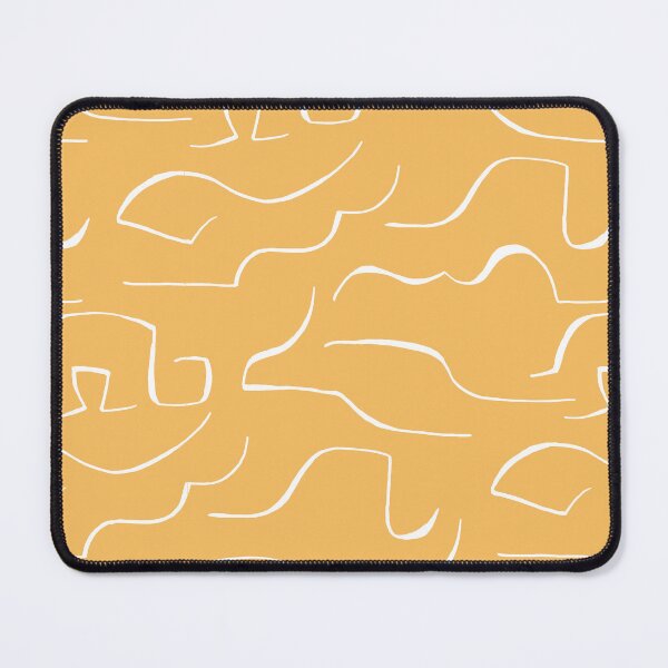 Item preview, Abstract Repeated Lines Orange | Part of the Scandinavian Edit designed and sold by IvoryNordic.