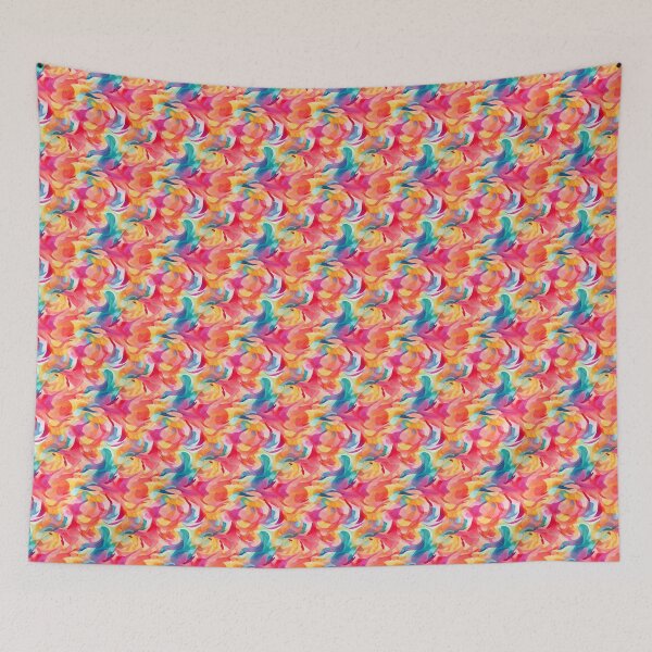 Item preview, Captivating Colorful Abstract Fabric Pattern - Seamless Swirls & Geometric Design for Fashion and Home Decor #2 designed and sold by AntielARt.