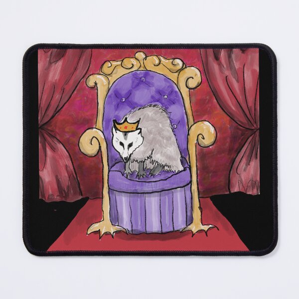 Item preview, Possum King On Purple Throne designed and sold by MandaScribbles.