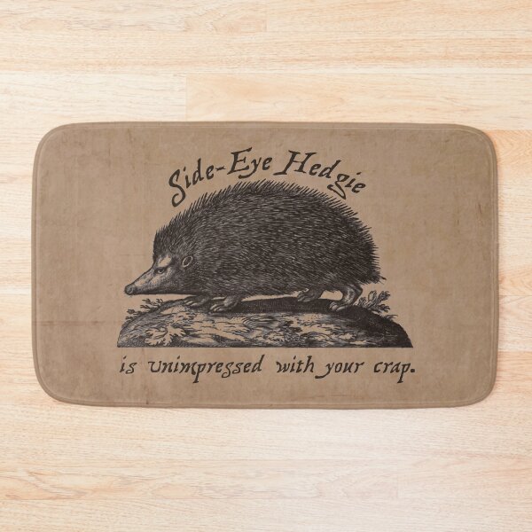 Item preview, Side-Eye Hedgie Medieval Hedgehog designed and sold by GatorDesign.
