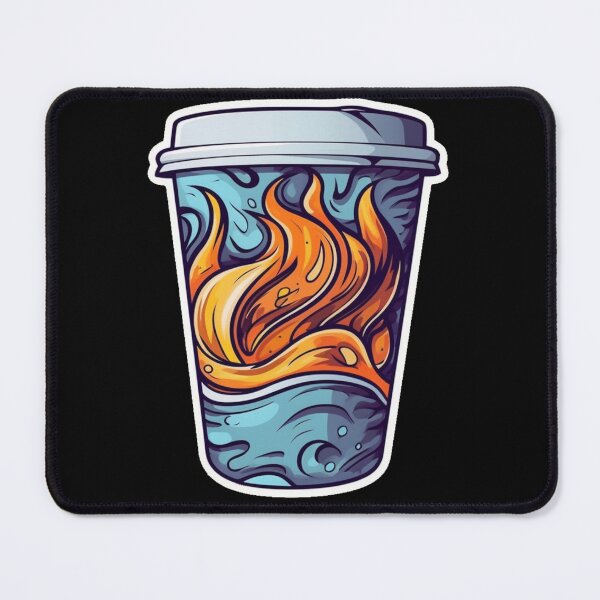 Item preview, Fire and Water Coffee Cup designed and sold by DB509-Arts.