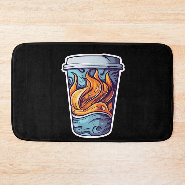 Item preview, Fire and Water Coffee Cup designed and sold by DB509-Arts.