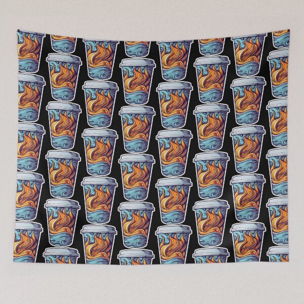 Item preview, Fire and Water Coffee Cup designed and sold by DB509-Arts.