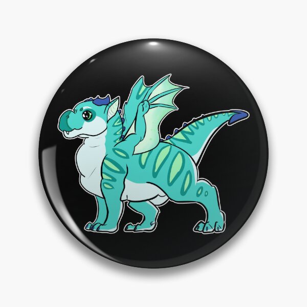 Item preview, Baby Dragon Puddles, cute young dragon in turquoise, green and blue shades,dragonkin, dragon lover designed and sold by allycat57.