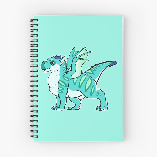 Item preview, Baby Dragon Puddles, cute young dragon in turquoise, green and blue shades,dragonkin, dragon lover designed and sold by allycat57.