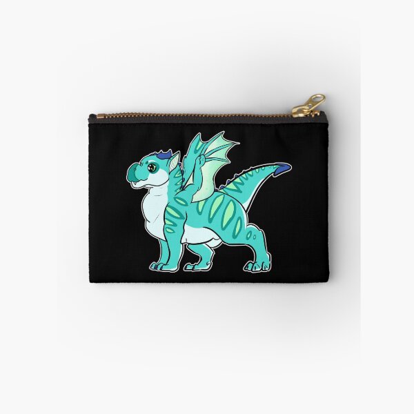 Item preview, Baby Dragon Puddles, cute young dragon in turquoise, green and blue shades,dragonkin, dragon lover designed and sold by allycat57.