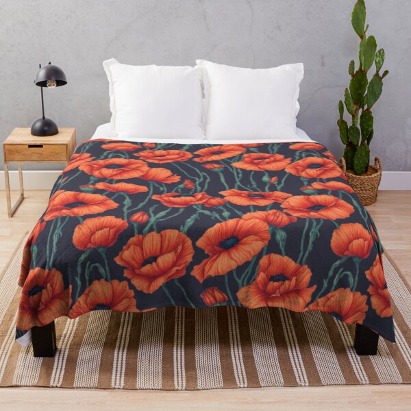 Item preview, Orange Poppies . designed and sold by Sizani.