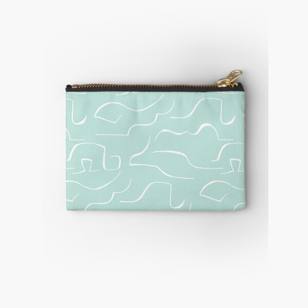 Item preview, Abstract Repeated Lines Teal | Part of the Scandinavian Edit designed and sold by IvoryNordic.
