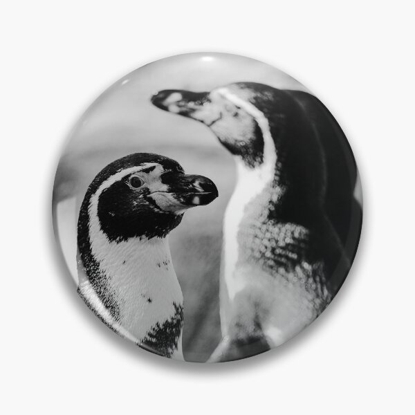 Item preview, Humboldt Penguins Black and White Vertical Nature Beauty designed and sold by eddiebarronshop.
