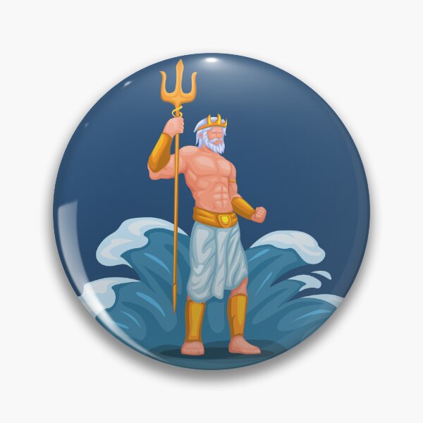 Item preview, Poseidon God of Sea and Water figure character. ancient greek god mythology designed and sold by aryoyo.