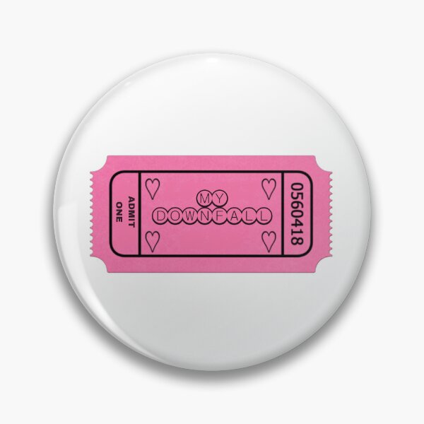 Item preview, my downfall Sticker - Machine Gun Kelly designed and sold by alienspink.