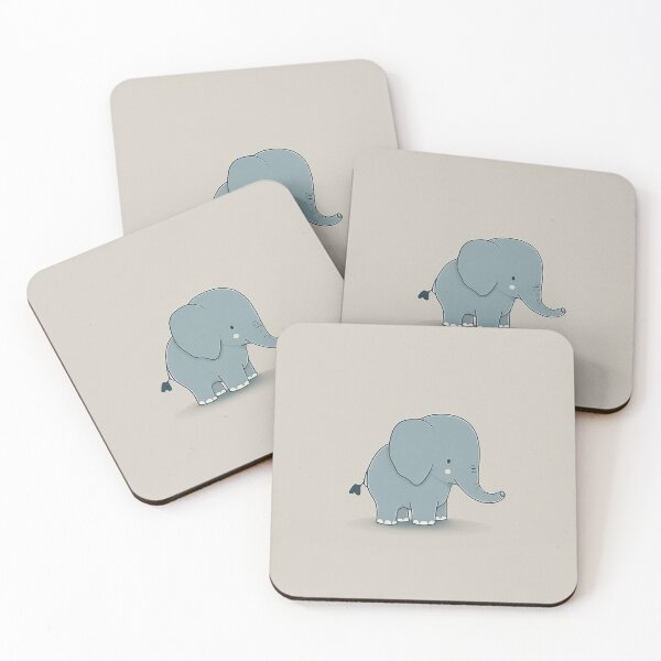 Item preview, Simple minimal cute elephant art design designed and sold by Feluceo.