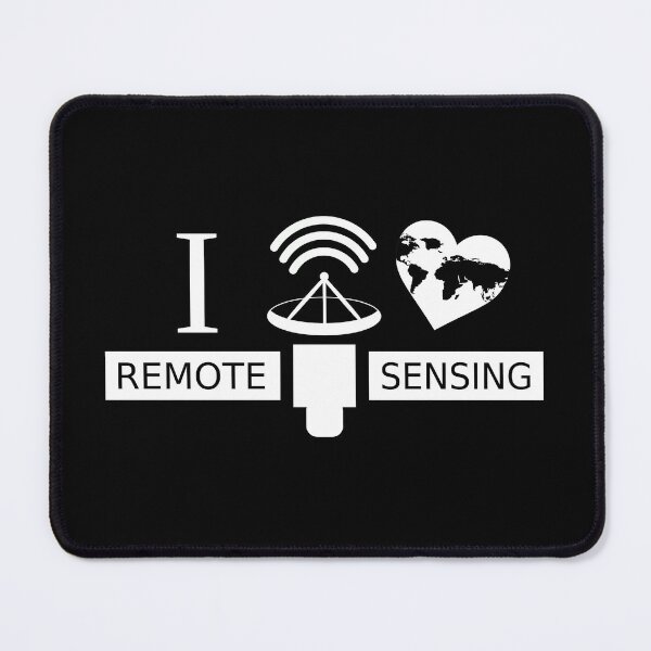 Item preview, I Love Remote Sensing (Black T-Shirts) designed and sold by CyclopsDesigns.