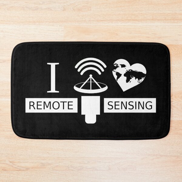Item preview, I Love Remote Sensing (Black T-Shirts) designed and sold by CyclopsDesigns.