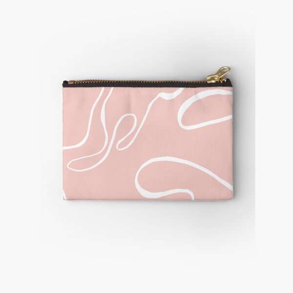 Item preview, Abstract Curvy Lines Blush | Part of the Scandinavian Edit designed and sold by IvoryNordic.