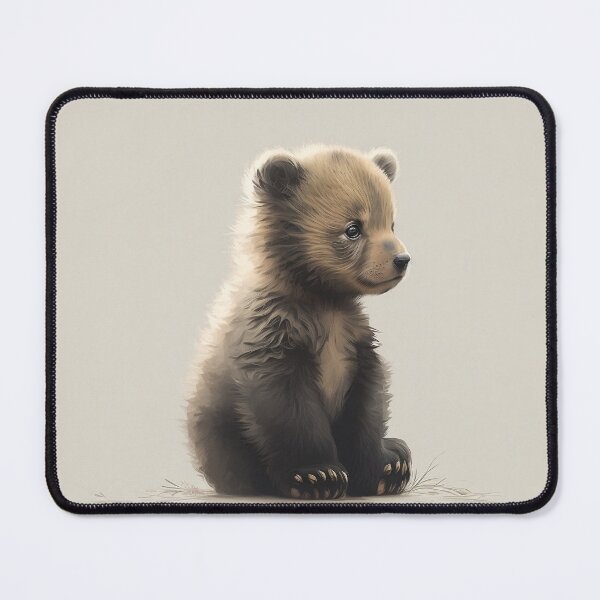 Item preview, Simple bear cub minimalist art designed and sold by Feluceo.