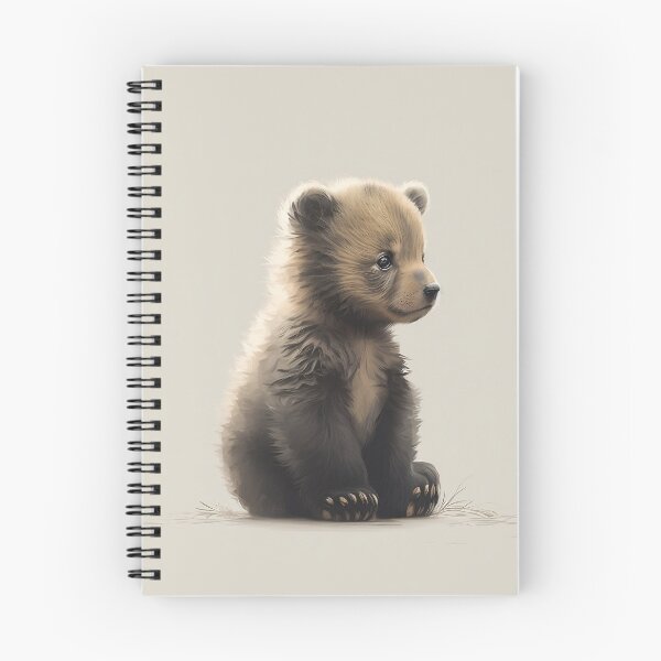 Item preview, Simple bear cub minimalist art  designed and sold by Feluceo.