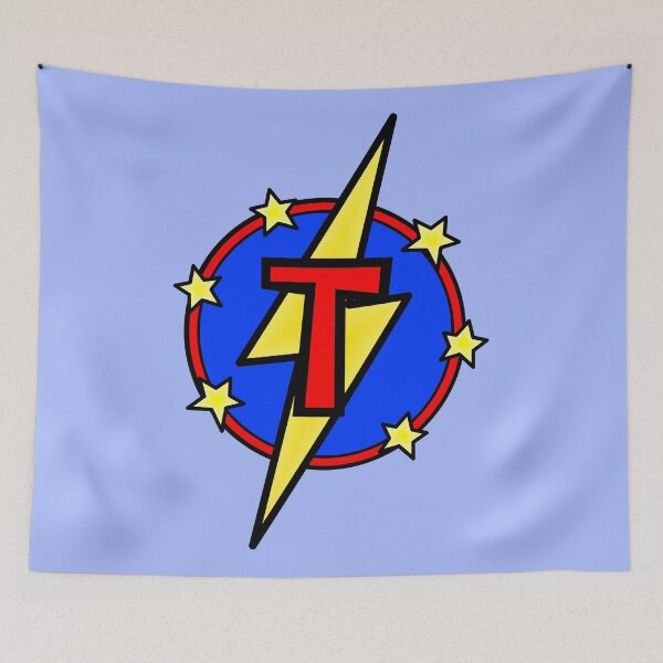 Item preview, Super Letter T - Superhero designed and sold by AMagicalJourney.