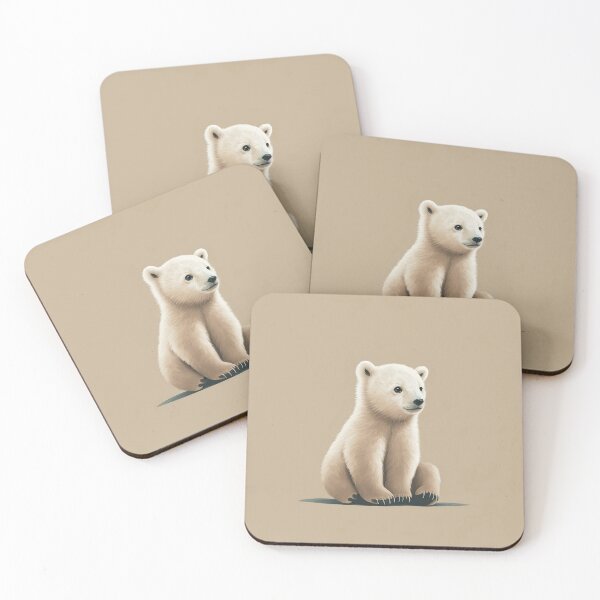 Item preview, Simple cute polar bear cub art design designed and sold by Feluceo.
