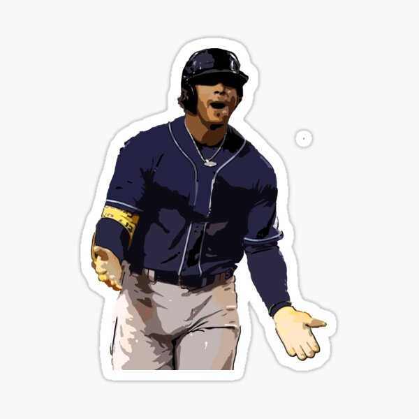 Tampa Bay Rays: Wander Franco 2021 - MLB Removable Adhesive Wall Decal Giant Athlete +2 Wall Decals 26W x 51H