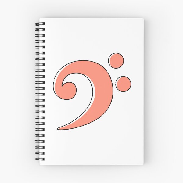 Item preview, Cute and Aesthetic Cartoon F Clef (Bass Clef) designed and sold by Rei-illustrates.