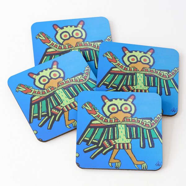 Item preview, Aztec Owl designed and sold by longduckdong02.