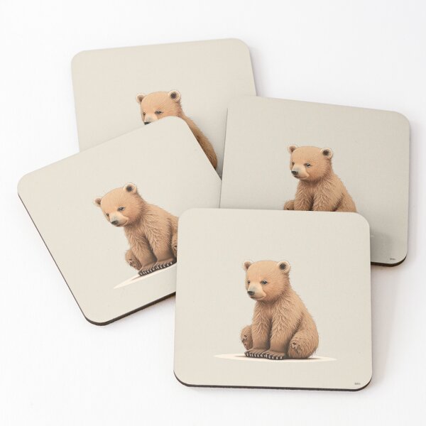 Item preview, Baby bear cub simple art design designed and sold by Feluceo.