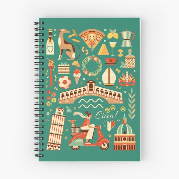 Item preview, Ciao Italia Travel Poster designed and sold by ByVolya.