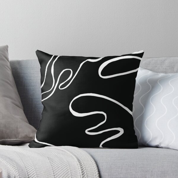 Item preview, Abstract Curvy Lines Black | Part of the Scandinavian Edit designed and sold by IvoryNordic.