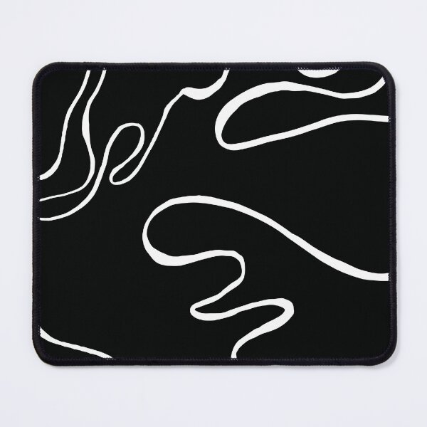 Item preview, Abstract Curvy Lines Black | Part of the Scandinavian Edit designed and sold by IvoryNordic.