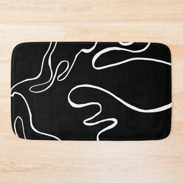 Item preview, Abstract Curvy Lines Black | Part of the Scandinavian Edit designed and sold by IvoryNordic.