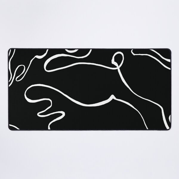 Item preview, Abstract Curvy Lines Black | Part of the Scandinavian Edit designed and sold by IvoryNordic.