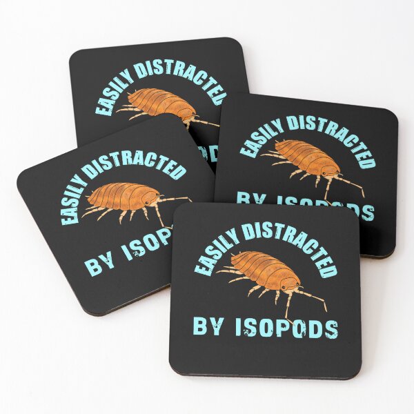 Item preview, Easily Distracted by Isopods Powder Orange designed and sold by Zurickdesigns.