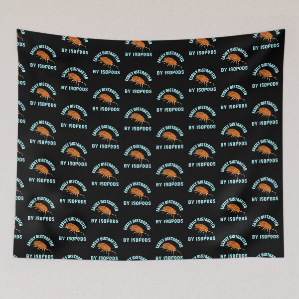 Item preview, Easily Distracted by Isopods Powder Orange designed and sold by Zurickdesigns.