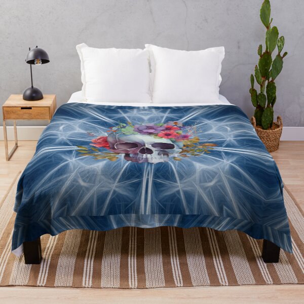 Item preview, Mandala con calavera y flores designed and sold by viollamarshall.