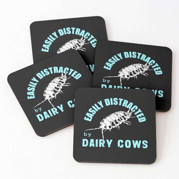 Item preview, Easily Distracted by Dairy Cows Isopods designed and sold by Zurickdesigns.