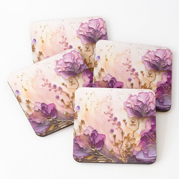 Item preview, Floral Fuchsia in Purple designed and sold by AlinaSim.