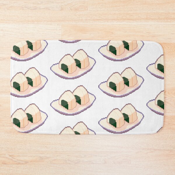 Item preview, Onigiri on a Plate Pixel Art designed and sold by Pixelification.