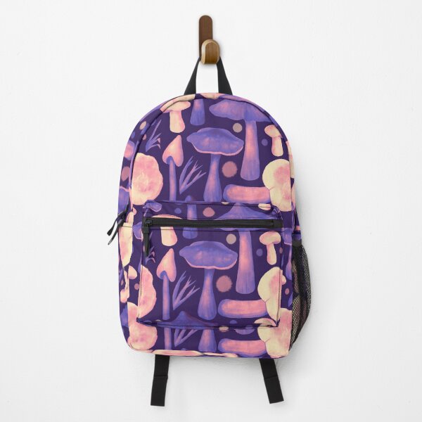 Item preview, Purple Mushroom Pattern - Botanical Nature Inspired designed and sold by Katie Atkin.