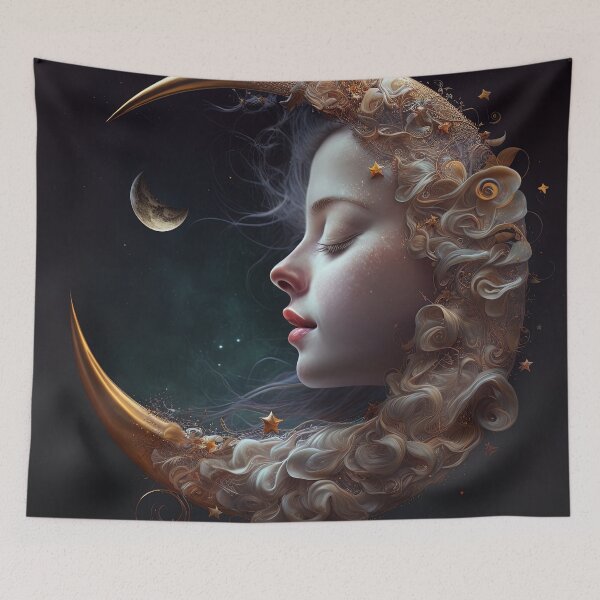 Item preview, The Woman and The Moon designed and sold by Juliascutecornr.